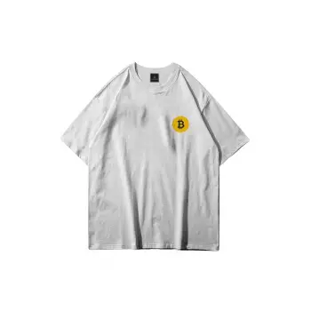 Unisex Bitcoin Beyaz Tshirt