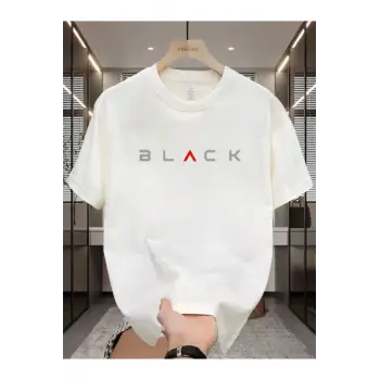 Unisex Black Baskılı Oversize