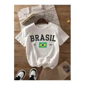 Unisex Brazil Oversize Vintage