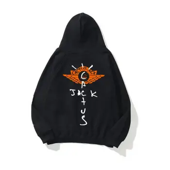 Unisex Cactus Jack 101 Siyah Sweatshirt