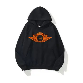 Unisex Cactus Jack 202 Siyah Sweatshirt