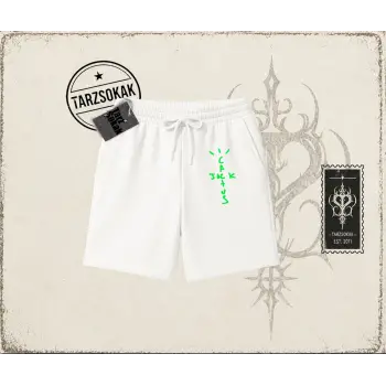 Unisex Cactus Jack Air Unisex Şort Beyaz