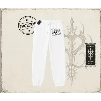 Unisex Celestial Sent Unisex Jogger Eşofman Altı Beyaz