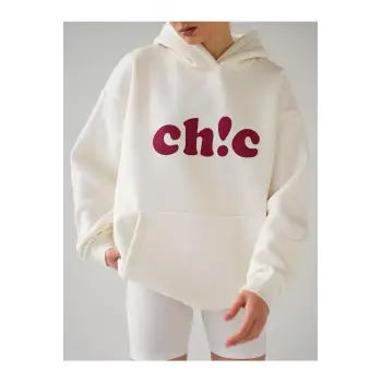 Unisex Ch!c Sweatshirt Beyaz