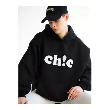 Unisex Ch!c Sweatshirt Siyah