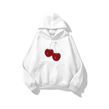 Unisex Cherry Tram Sweatshirt Beyaz