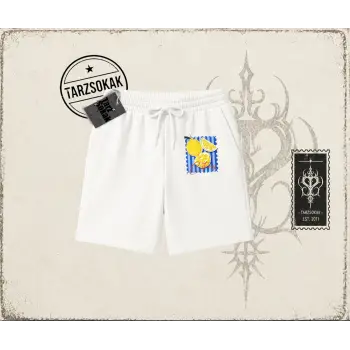 Unisex Citrus Unisex Şort Beyaz