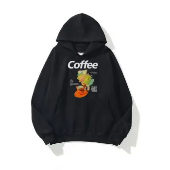 Unisex Coffee Siyah Sweatshirt