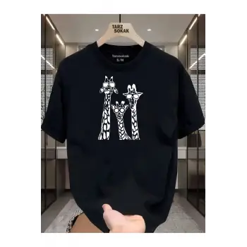 UNİSEX Cool Zurafa T-shirt