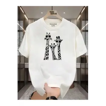 UNİSEX Cool Zurafa T-shirt