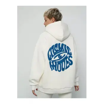 Unisex Cosmic Moves Sweatshirt Beyaz
