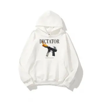 Unisex Dictator Beyaz Sweatshirt