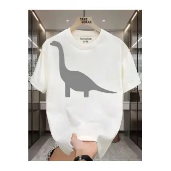 UNİSEX Dino Uzun T-shirt