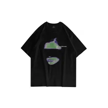 Unisex Distraction Siyah Tshirt
