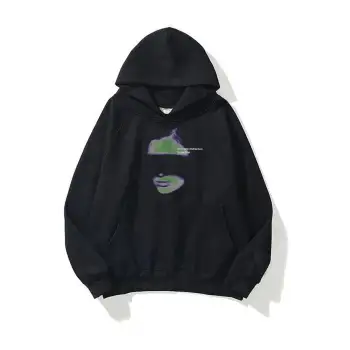 Unisex Distraction Sweatshirt Hoodie Siyah