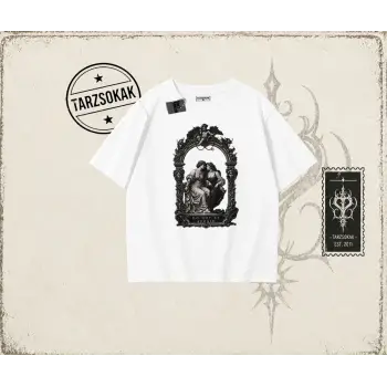Unisex Do not be Afraid Oversize Unisex Tişört Beyaz