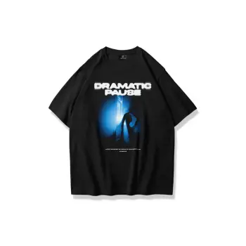Unisex Dramatic Pause Tshirt Siyah