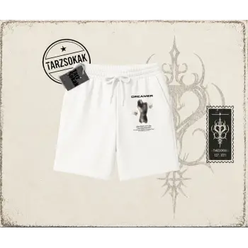 Unisex Dreamer Unisex Şort Beyaz