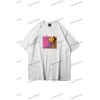 Unisex Drew Lolipop Beyaz Tshirt