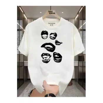 UNİSEX Dudak Lips T-shirt