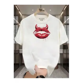 UNİSEX Dudak Lips T-shirt