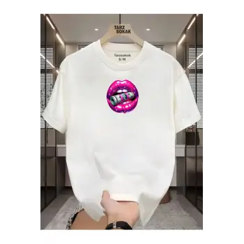 UNİSEX Dudak Lips T-shirt
