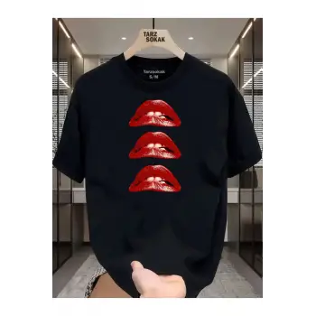 UNİSEX Dudak Lips T-shirt
