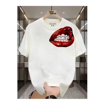 UNİSEX Dudak Lips T-shirt