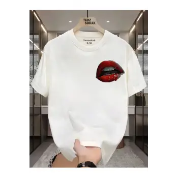 UNİSEX Dudak Lips T-shirt