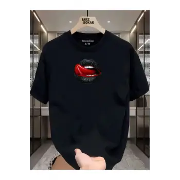 UNİSEX Dudak Lips T-shirt