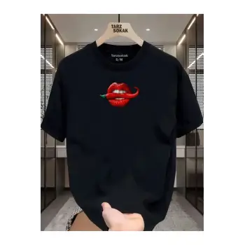UNİSEX Dudak Lips T-shirt