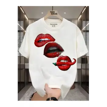 UNİSEX Dudak Lips T-shirt