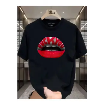 UNİSEX Dudak Lips T-shirt