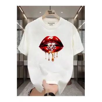 UNİSEX Dudak Lips T-shirt