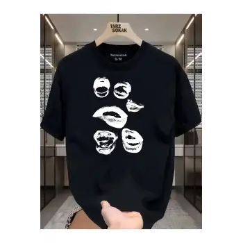 UNİSEX Dudak Lips T-shirt