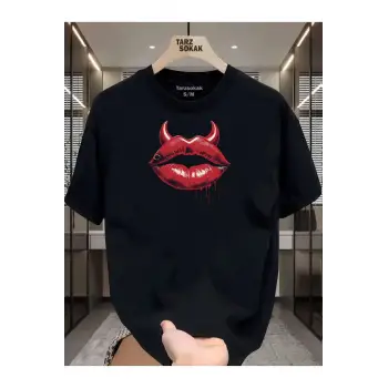 UNİSEX Dudak Lips T-shirt