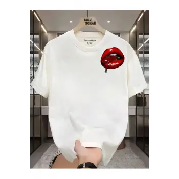 UNİSEX Dudak Lips T-shirt