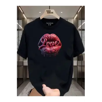 UNİSEX Dudak Lips T-shirt