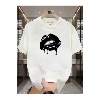 UNİSEX Dudak Lips T-shirt