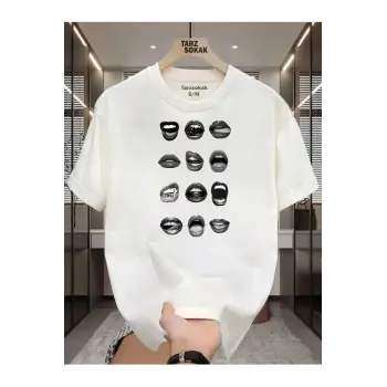 UNİSEX Dudak Lips T-shirt