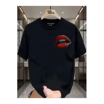 UNİSEX Dudak Lips T-shirt