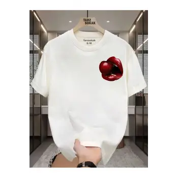 UNİSEX Dudak Lips T-shirt