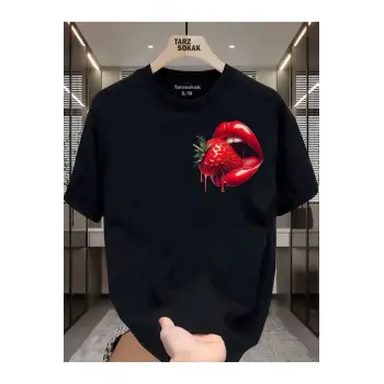 UNİSEX Dudak Lips T-shirt