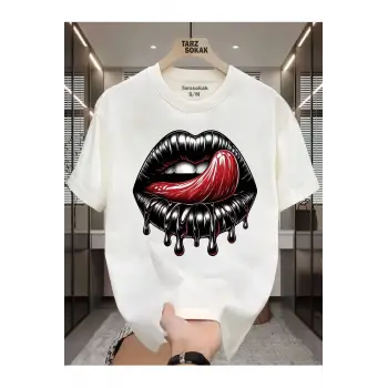 UNİSEX Dudak Lips T-shirt