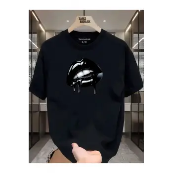 UNİSEX Dudak Lips T-shirt