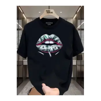 UNİSEX Dudak Lips T-shirt