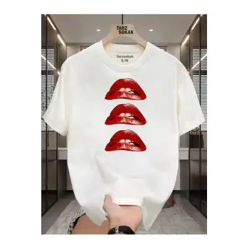 UNİSEX Dudak Lips T-shirt