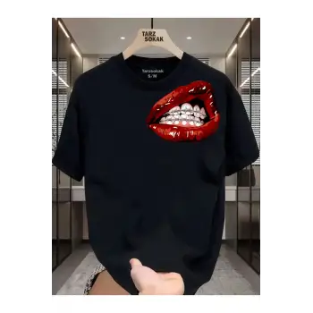 UNİSEX Dudak Lips T-shirt