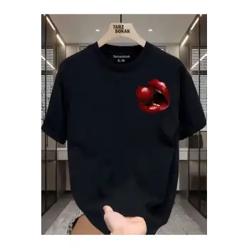 UNİSEX Dudak Lips T-shirt