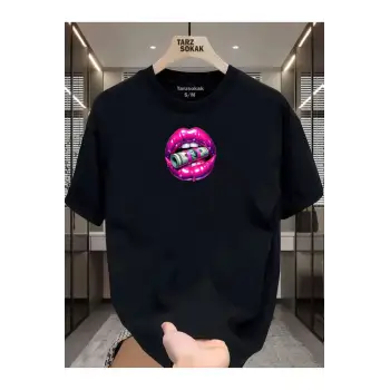 UNİSEX Dudak Lips T-shirt